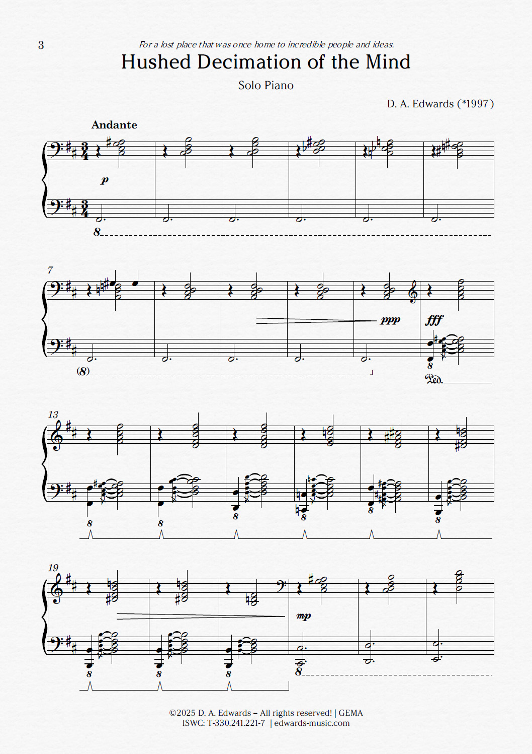 Preview of the piano score